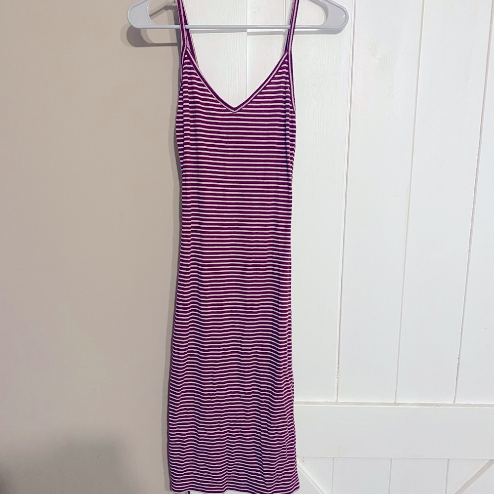 Ribbed midi dress size small